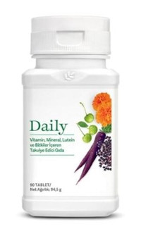 Amway Daily Nutriway Bitki Ekstralar Yetişkin Vitamin 90 Tablet