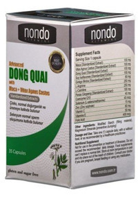Nondo Advanced Dong Quai With Maca - Vitex Agnus Castus Kuşburnu Yetişkin Vitamin 35 Kapsül