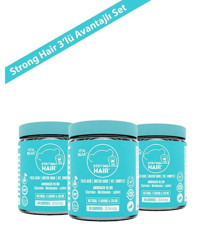 Vita Strong Hair Meyveli Yetişkin Vitamin 3x60 Adet