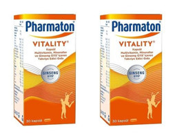 Pharmaton Vitality Aromasız Yetişkin Vitamin 2x30 Kapsül