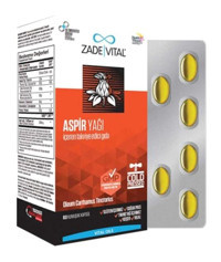 Zade Vital Aspir Yağı Aromasız Yetişkin Vitamin 60 Kapsül