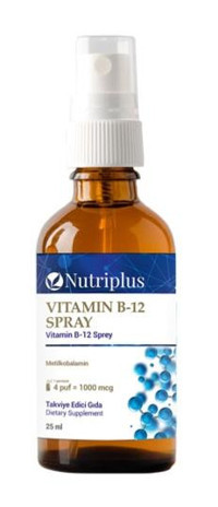 Nutriplus Vitamin B12 Aromasız Yetişkin Vitamin 25 ml
