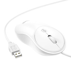 Hoco GM13 Bussines Kablolu Beyaz Optik Mouse