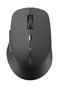 Rapoo Sessiz Ergonomik Makrolu Kablosuz Siyah Standart Mouse