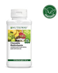 Amway Chewable Multivitamin Nutriway Aromasız Çocuk Vitamin 120 Tablet