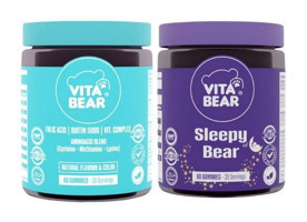 Vita Bear Sleep Bear + Strong Hair Meyveli Yetişkin Vitamin 60 Kapsül