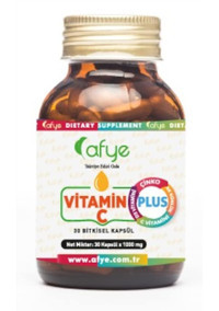 Afye Vitamin C Plus Bitki Ekstralar Yetişkin Vitamin 30 Kapsül