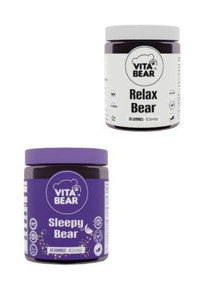 Vita Bear Relax Bear & Sleepy Bear Aromasız Yetişkin Vitamin 60 Softgel