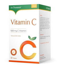 Dr. Thomson Vitamin C Portakallı Yetişkin Vitamin 30 Tablet