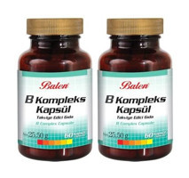 Balen B Vitamin Kompleks Aromasız Yetişkin Vitamin 2x60 Kapsül