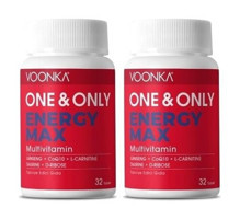 Voonka One & Only Energy Max Meyveli Yetişkin Vitamin 2x32 Tablet