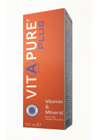 Vitapure Plus Vitamin Mineral Aromasız Yetişkin Vitamin 20 ml