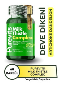 Purevits Milk Thistle Complex Aromasız Yetişkin Vitamin 60 Kapsül