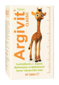 Argivit Classic Aromasız Çocuk Vitamin 30 Tablet