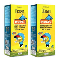 Ocean Multi Ballı Portakal Yetişkin Vitamin 2x150 ml