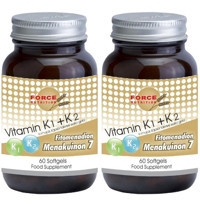 Force Nutrition Vitamin K1 + K2 Bitki Ekstralar Yetişkin Vitamin 60 Softgel