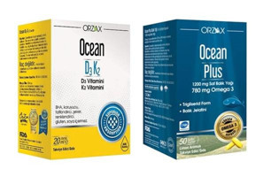 Ocean D3 K2 Aromasız Yetişkin Vitamin 20 ml - 50 Kapsül