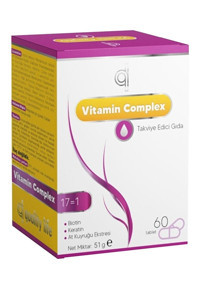 Quality Life Vitamin Complex Bitki Ekstralar Yetişkin Vitamin 60 Tablet