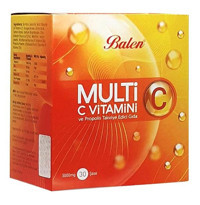 Balen Multi C Vitamini Ve Propolis Karışık Meyve Yetişkin Vitamin 30 Şase