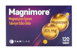Magnimore Magnezyum Takviye Edici Gıda Aromasız Yetişkin Vitamin 120 Tablet