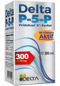 Delta P5P Pridoksal Aromasız Yetişkin Vitamin 300 ml