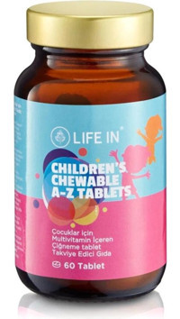 Life A-Z Çocuk Multivitamin Aromasız Çocuk Vitamin 60 Softgel
