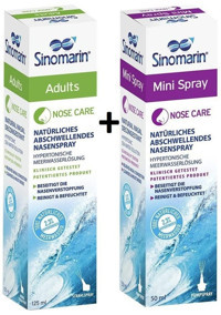 Sinomarin Doğal Nazal Dekonjestan Yetişkinler İçin + Mini Aromasız Yetişkin Vitamin 125 ml