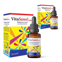 Allergo Drops Vitamin A C D Aromasız Yetişkin Vitamin 2x30 ml