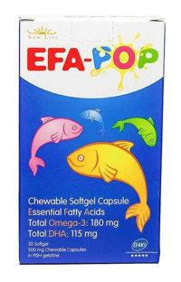 New Life Efa Pop Vitamin D3 Balık Yağı Meyveli Yetişkin Vitamin 30 Kapsül