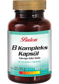 Balen B Kompleks Aromasız Yetişkin Vitamin 60 Kapsül