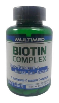 Multimed Biotin Complex Aromasız Yetişkin Vitamin 120 Tablet