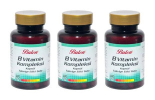 Balen B Vitamin Kompleksi Aromasız Yetişkin Vitamin 3x60 Kapsül