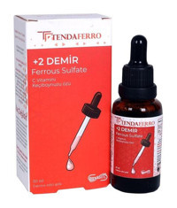 Tendaferro Tendaferro +2Demir Ferrous Sulfat Karamürverli Yetişkin Vitamin 30 ml