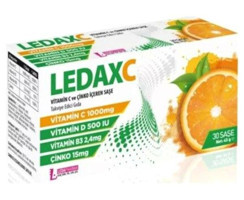 Ledax C Vitamin Portakallı Yetişkin Vitamin 30 Şase
