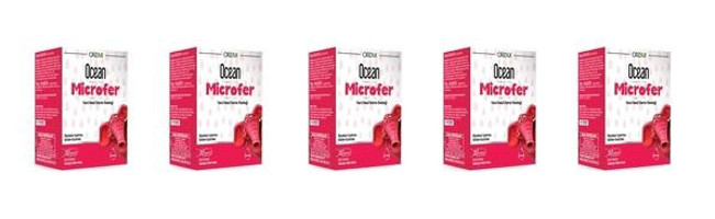 Ocean Microfer Aromasız Yetişkin Vitamin 5x30 ml