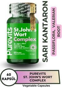 Purevits St.John'S Wort Complex Aromasız Yetişkin Vitamin 60 Kapsül