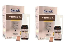 Dynavit Vitamin D3 K2 Aromasız Yetişkin Vitamin 2x10 ml