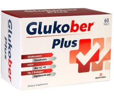 Glukober Plus Plus Aromasız Yetişkin Vitamin 60 Tablet