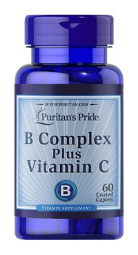 Puritan'S Pride B Complex Plus Vitamin C Aromasız Yetişkin Vitamin 60 Tablet