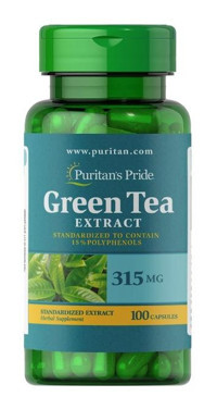 Puritan'S Pride green Tea Extract Aromasız Yetişkin Vitamin 100 Kapsül