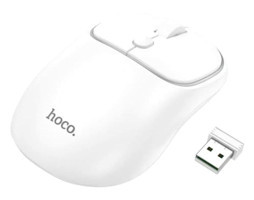 Hoco GM25 Kablosuz Beyaz Optik Mouse