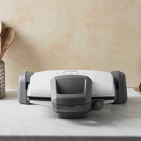 Emsan Magic Pro 6 Dilim Granit Çıkartılabilir Plaka Tek Yönlü 1800 W Izgaralı Beyaz Tost Makinesi