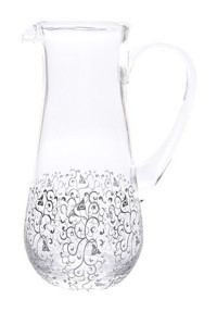 Camhare Dantel 13144 Cam 1 lt Kapaklı Sürahi Şeffaf
