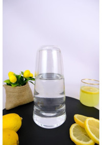 Digithome Cam 750 ml Kapaklı Sürahi Şeffaf