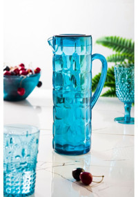 Ew'S Allegra Akrilik 1.5 lt Kapaklı Sürahi Mavi