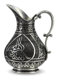 Sultan Osmanlı Cam 1 lt Kapaklı Sürahi