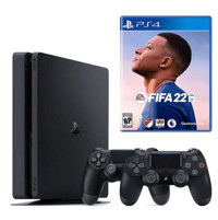 Sony Playstation 4 Slim 500 GB + 2 DualShock Kol + PS4 FIFA 2022