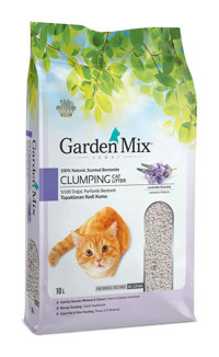 Gardenmix Lavantalı Topaklanan İnce Taneli Bentonit Kedi Kumu 10 lt