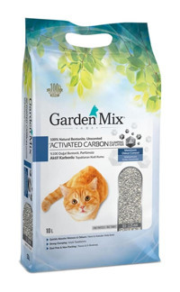 Gardenmix Topaklanan İnce Taneli Aktif Karbonlu Bentonit Kedi Kumu 10 lt