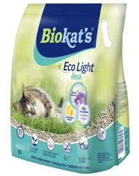 Biokat's Eco Light Topaklanan İnce Taneli Pelet Kedi Kumu 5 lt